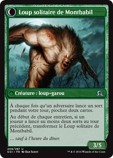 Loup solitaire de Montbabil - Ténèbres sur Innistrad