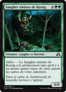 Sanglier sinistre de Kessig - Ténèbres sur Innistrad