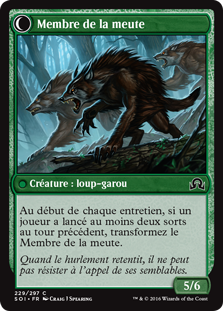 Membre de la meute - Ténèbres sur Innistrad