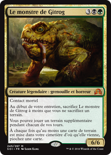 Le monstre de Gitrog - Ténèbres sur Innistrad