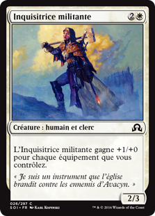 Inquisitrice militante - Ténèbres sur Innistrad