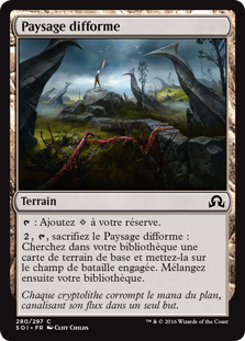 Paysage difforme - Ténèbres sur Innistrad