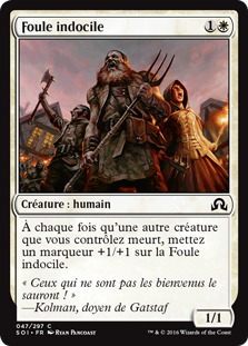 Foule indocile - Ténèbres sur Innistrad