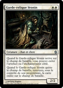 Garde-relique léonin - Mirrodin assiégé