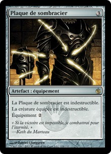 Plaque de sombracier - Mirrodin assiégé