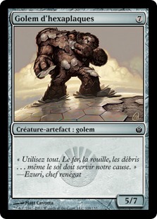 Golem d'hexaplaques - Mirrodin assiégé