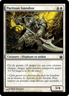 Partisan loxodon - Mirrodin assiégé