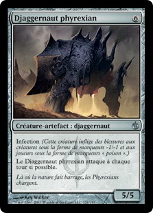 Djaggernaut phyrexian - Mirrodin assiégé