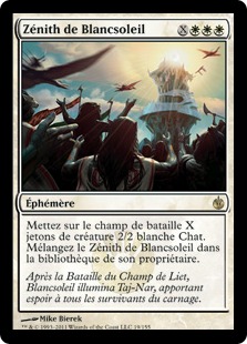 Zénith de Blancsoleil - Mirrodin assiégé