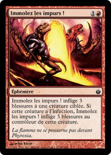 Immolez les impurs ! - Mirrodin assiégé