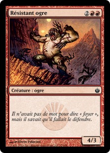 Résistant ogre - Mirrodin assiégé