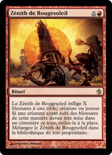 Zénith de Rougesoleil - Mirrodin assiégé