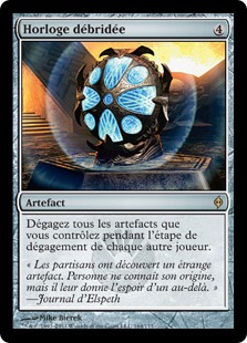 Horloge débridée - La Nouvelle Phyrexia