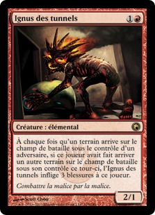 Ignus des tunnels - Cicatrices de Mirrodin