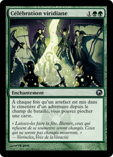 Célébration viridiane - Cicatrices de Mirrodin