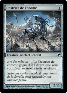 Destrier de chrome - Cicatrices de Mirrodin