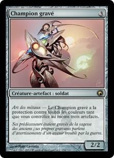 Champion gravé - Cicatrices de Mirrodin