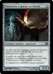 Masticore à queue en fusion - Cicatrices de Mirrodin