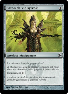 Bâton de vie sylvok - Cicatrices de Mirrodin
