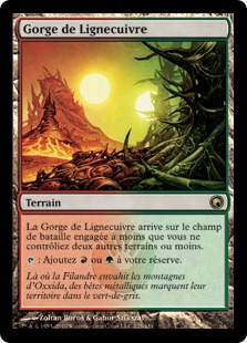 Gorge de Lignecuivre - Cicatrices de Mirrodin