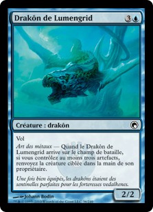 Drakôn de Lumengrid - Cicatrices de Mirrodin