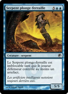 Serpent plonge-ferraille - Cicatrices de Mirrodin