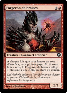 Forgeron de braises - Cicatrices de Mirrodin