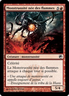 Monstruosité née des flammes - Cicatrices de Mirrodin