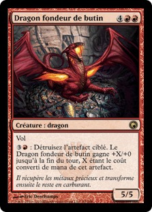 Dragon fondeur de butin - Cicatrices de Mirrodin