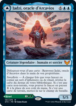 Jadzi, oracle d'Arcavios // Voyage vers l'oracle - Strixhaven : l'Académie des Mages