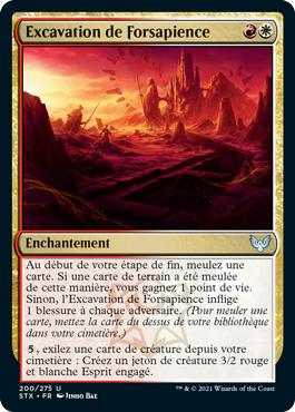 Excavation de Forsapience - Strixhaven : l'Académie des Mages