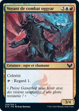 Voyant de combat oggyar - Strixhaven : l'Académie des Mages