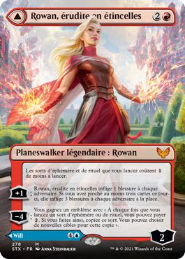 Rowan, érudite en étincelles // Will, érudit en gel - Strixhaven : l'Académie des Mages