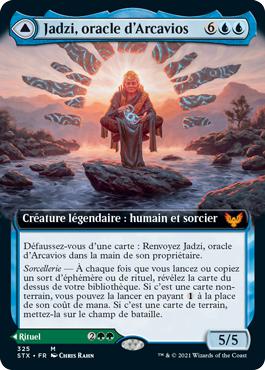 Jadzi, oracle d'Arcavios // Voyage vers l'oracle - Strixhaven : l'Académie des Mages