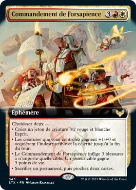 Commandement de Forsapience - Strixhaven : l'Académie des Mages