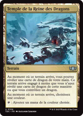 Temple de la Reine des Dragons - Tarkir : la tempête des dragons Commander