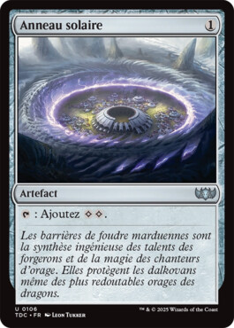 Anneau solaire - Tarkir : la tempête des dragons Commander