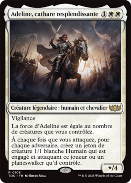 Adeline, cathare resplendissante - Tarkir : la tempête des dragons Commander