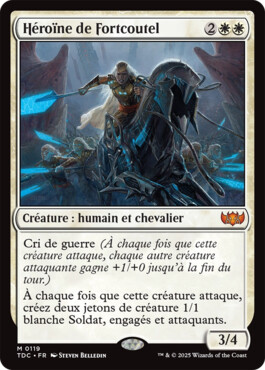 Héroïne de Fortcoutel - Tarkir : la tempête des dragons Commander