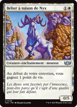 Bélier à toison de Nyx - Tarkir : la tempête des dragons Commander