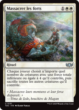 Massacrer les forts - Tarkir : la tempête des dragons Commander