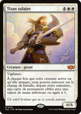 Titan solaire - Tarkir : la tempête des dragons Commander