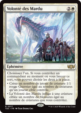 Volonté des Mardu - Tarkir : la tempête des dragons Commander