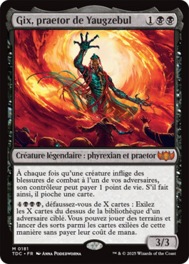 Gix, praetor de Yaugzebul - Tarkir : la tempête des dragons Commander