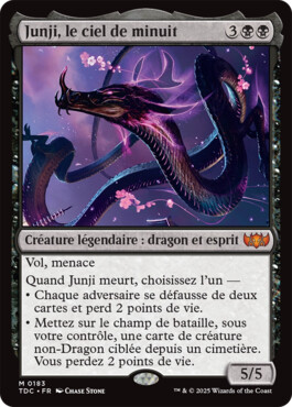 Junji, le ciel de minuit - Tarkir : la tempête des dragons Commander