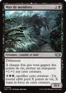 Mur de membres - Tarkir : la tempête des dragons Commander