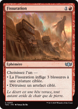 Fissuration - Tarkir : la tempête des dragons Commander
