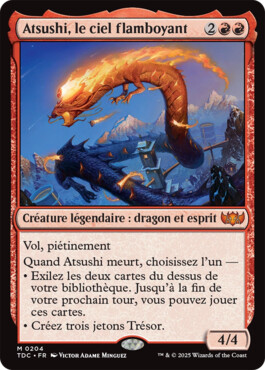 Atsushi, le ciel flamboyant - Tarkir : la tempête des dragons Commander