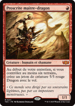 Proscrite maître-dragon - Tarkir : la tempête des dragons Commander