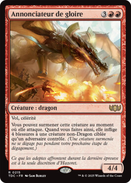 Annonciateur de gloire - Tarkir : la tempête des dragons Commander